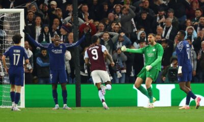 PSG sufre contra Aston Villa pero avanza a semifinales de Champions