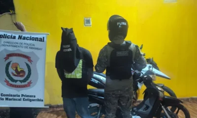 Pedro Juan Caballero: Fue detenido por realizar piruetas, pero tenía orden de captura internacional