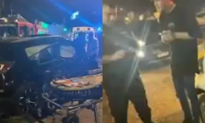 Hijo de diputado ocasiona accidente y da positivo al alcotest