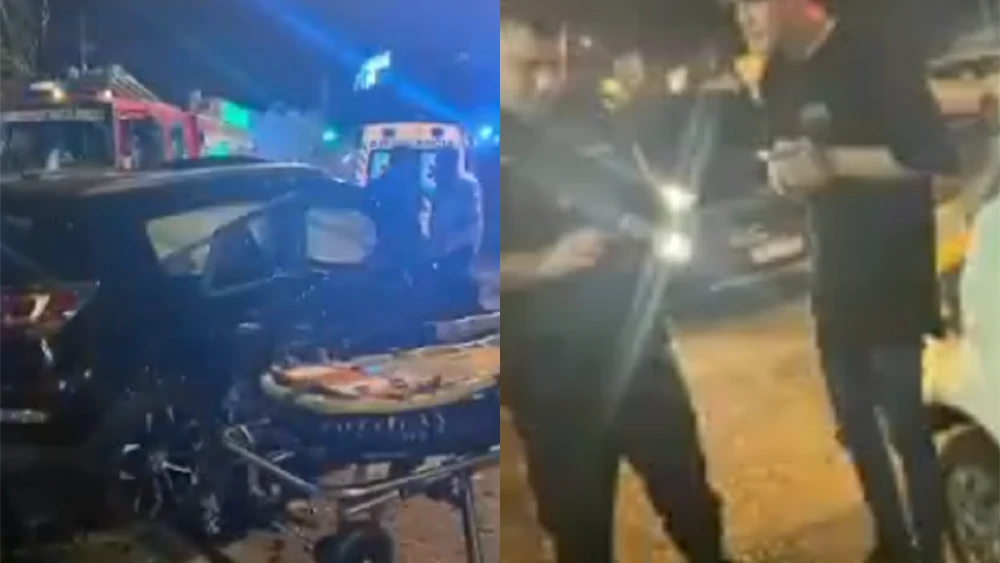 Hijo de diputado ocasiona accidente y da positivo al alcotest