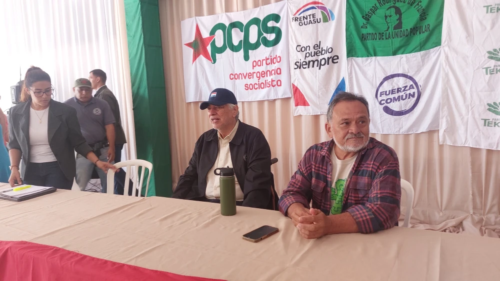 Fernando Lugo reaparece en un acto político del Frente Guasu en San Pedro