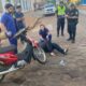 Accidente de motocicleta y camioneta en el Centro de Pedro Juan Caballero