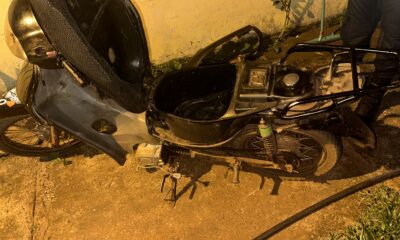 Incautan motocicleta abandonada tras intento de hurto en Pedro Juan Caballero