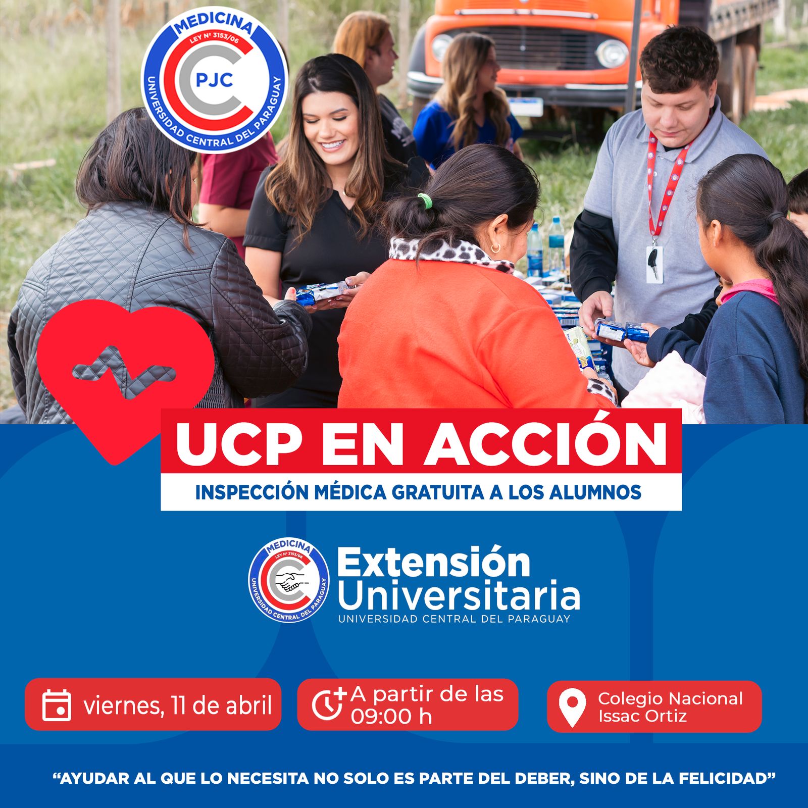 Atención Médica Gratuita de la UCP Alcanza a Zanja Pytã: Un Impacto Comunitario Atención Médica Gratuita de la UCP Alcanza a Zanja Pytã: Un Impacto Comunitario