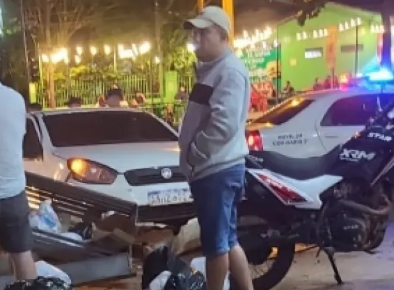 Colisión vehicular en barrio Guaraní deja heridos y daños Colisión vehicular en barrio Guaraní deja heridos y daños