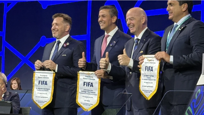 Peña se jacta de estabilidad política y económica de Paraguay en Congreso de la FIFA Peña se jacta de estabilidad política y económica de Paraguay en Congreso de la FIFA