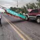 Cartel en zona de Puente Remanso cae sobre familia y causa lesiones graves