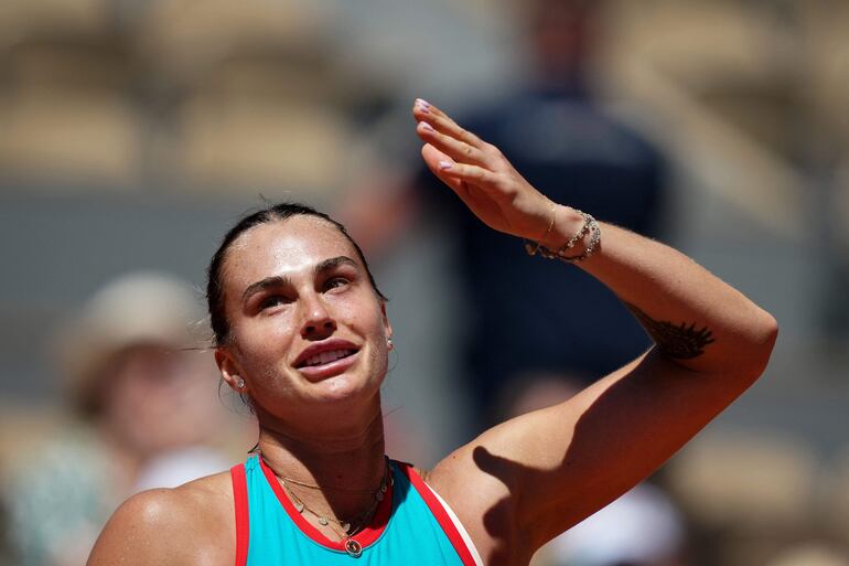 Roland Garros: Sabalenka, sin problemas, clasificada a octavos de final
