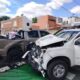 Video: tres policías heridos deja choque entre patrullera y una camioneta en Asunción