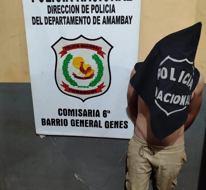 Detienen a un joven por agredir a su padre discapacitado en Pedro Juan Caballero Detienen a un joven por agredir a su padre discapacitado en Pedro Juan Caballero