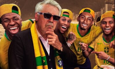 Carlo Ancelotti, nuevo DT de Brasil, debutará en el combo de eliminatorias contra Paraguay