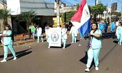 Instituto Técnico Superior Santísima Trinidad debuta con lucida participación en desfile patrio en PJC