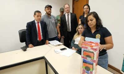 Decomisan marihuana oculta en un parlante en Pedro Juan Caballero