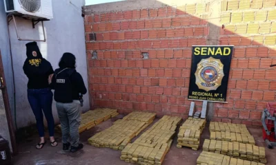 La Senad incauta 508 kilos de marihuana de un mini mercado en Pedro Juan Caballero