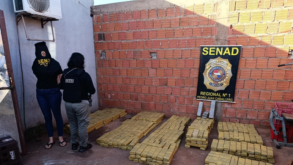 La Senad incauta 508 kilos de marihuana de un mini mercado en Pedro Juan Caballero La Senad incauta 508 kilos de marihuana de un mini mercado en Pedro Juan Caballero