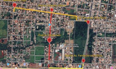 PJC: Clausura del puente en calle Toledo y desvíos para seguridad ciudadana