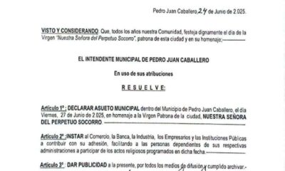 PJC: Asueto Municipal en Honor a la Virgen de los Milagros