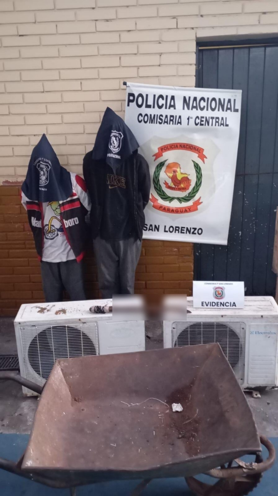 Aprehenden a dos hombres por hurto agravado en San Lorenzo