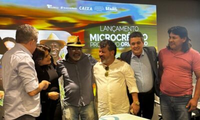 Carlos Bernardo está presente en la inauguración del programa de microcréditos rurales en Mato Grosso do Sul.
