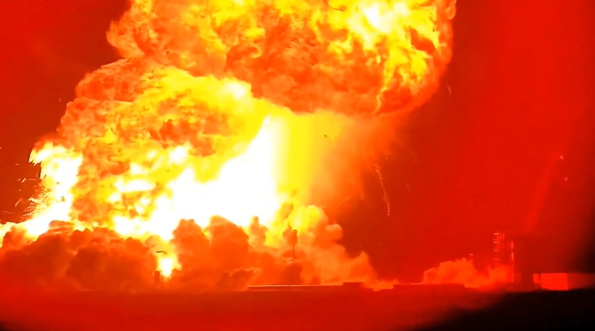 La nave espacial de SpaceX explota en la tierra que genera una gran bola de fuego | Ciencia La nave espacial de SpaceX explota en la tierra que genera una gran bola de fuego | Ciencia