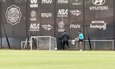 Vídeo: Derlis González continúa entrenando diferenciado – Olimpia