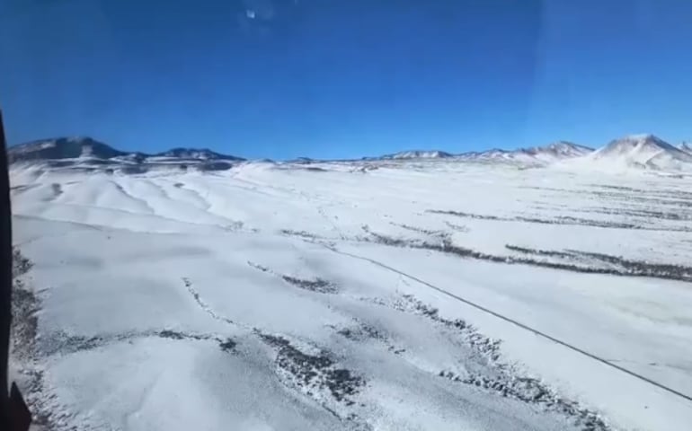 Paraguayos fueron rescatados tras quedar atrapados por la nieve en Atacama