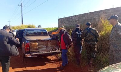 GEO detiene una camioneta repleta de marihuana en Zanja Pytã.