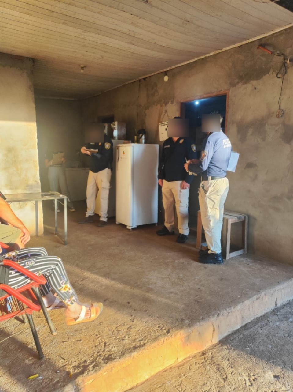 Policía Nacional allana vivienda e incauta rifle y celulares