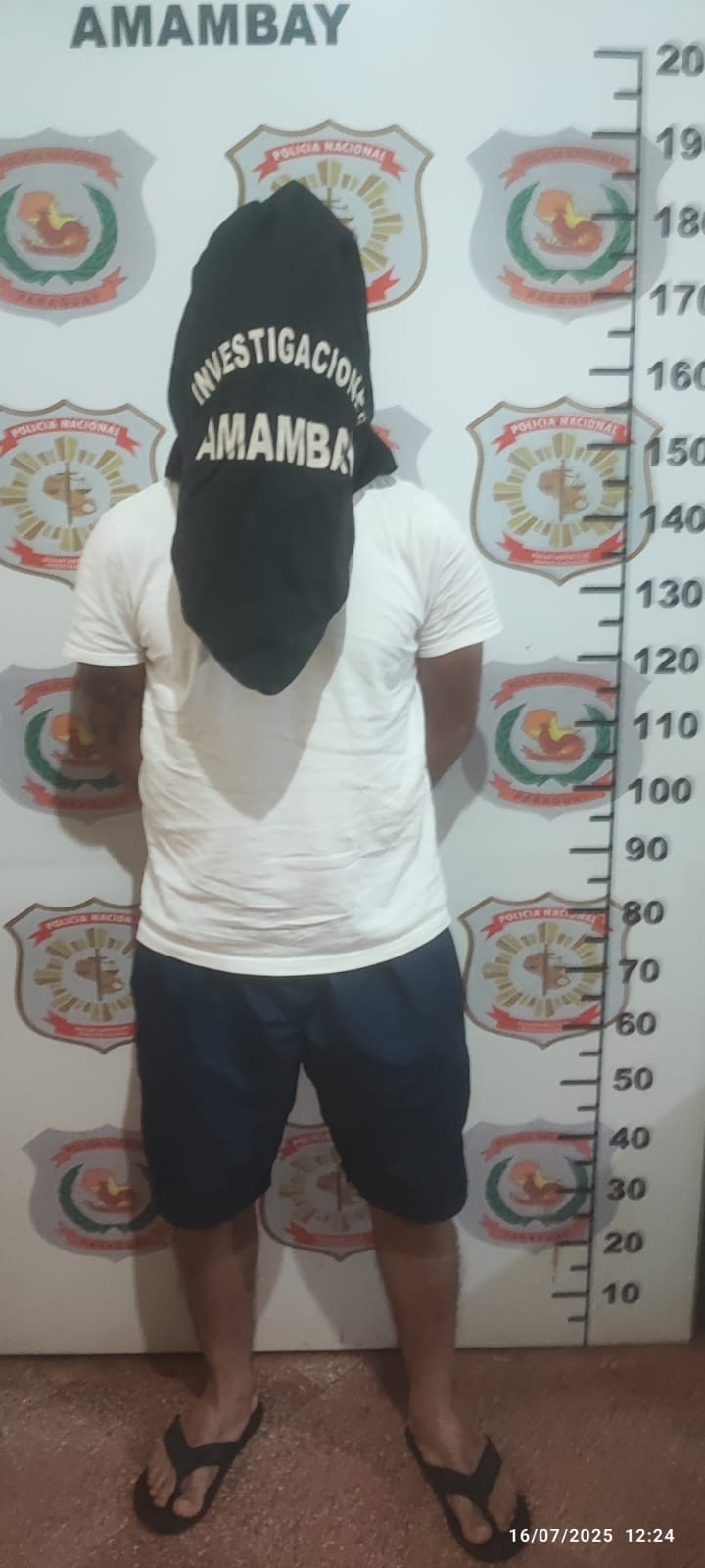 Detención en Amambay por orden captura homicidio doloso pendiente Detención en Amambay por orden captura homicidio doloso pendiente