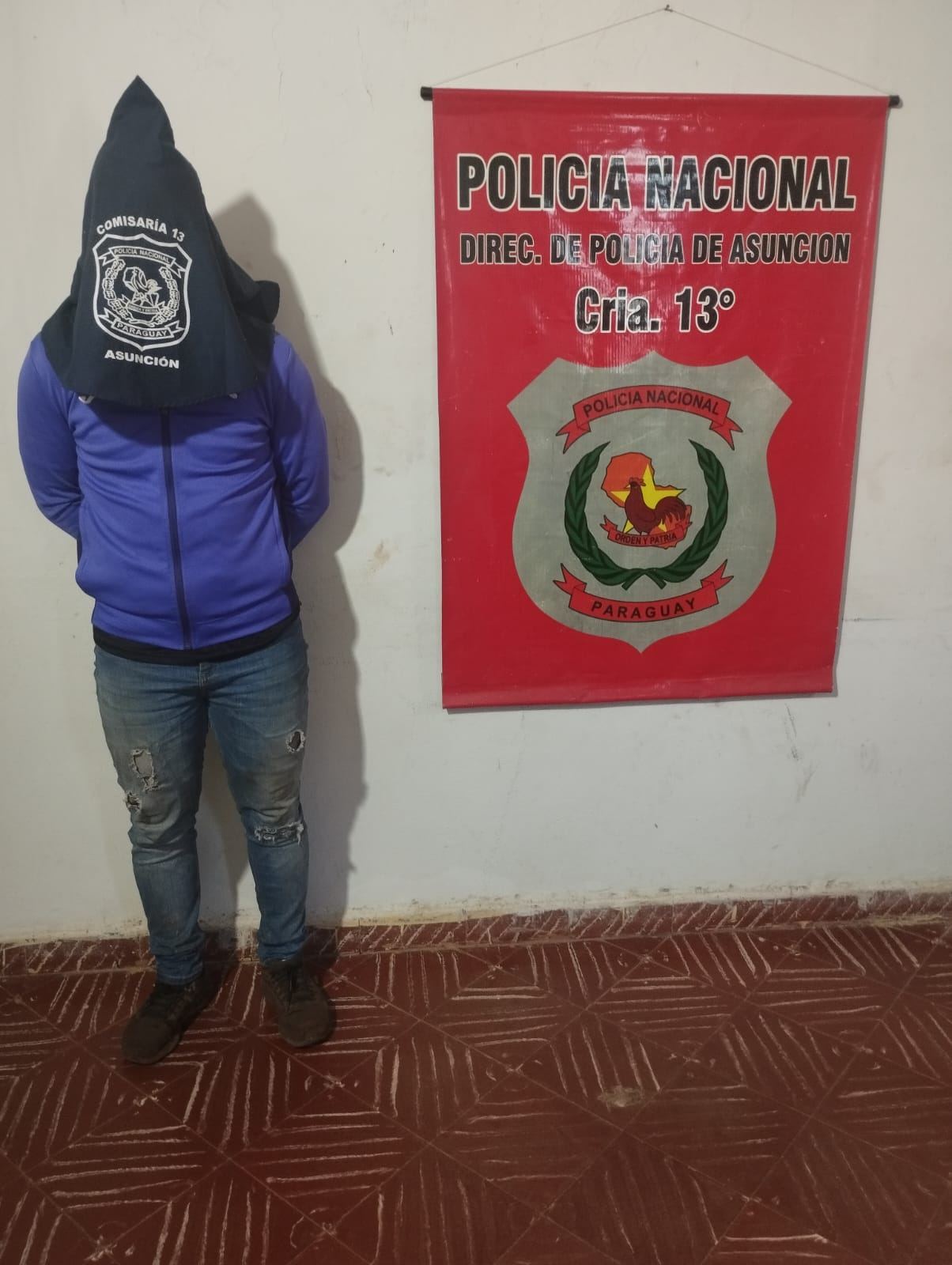 Aprehensión en Asunción por motocicleta sin documentación ni chapa