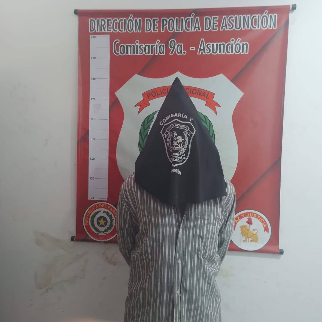 Detención en Asunción de hombre con orden captura abuso infantil Detención en Asunción de hombre con orden captura abuso infantil