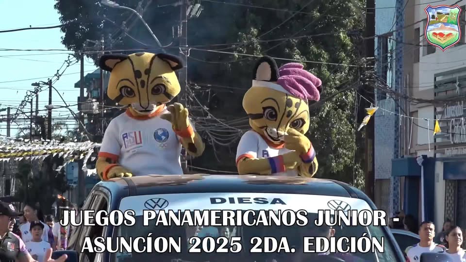PJC: Relevo de antorcha olímpica en las calles para Asunción 2025 PJC: Relevo de antorcha olímpica en las calles para Asunción 2025