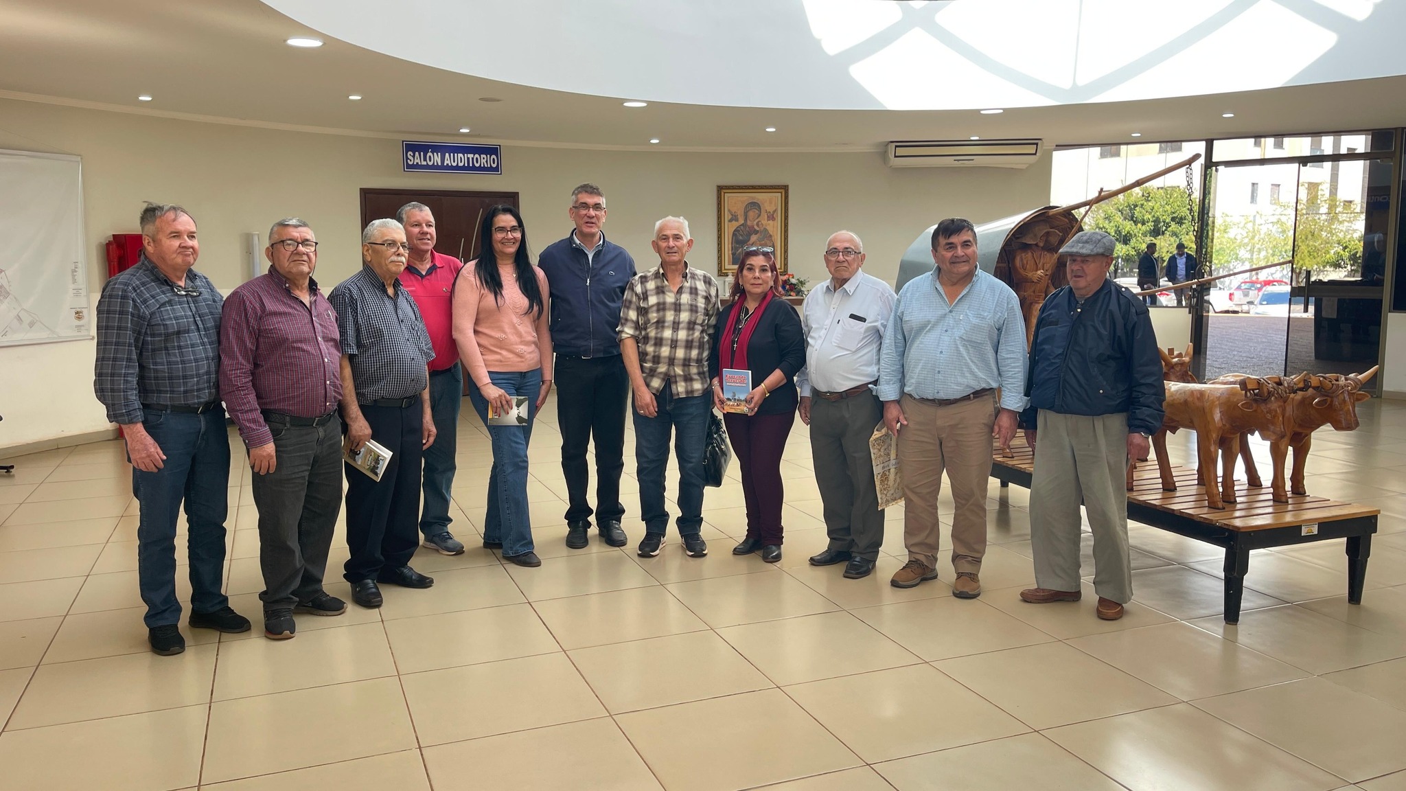 PJC: Visita de la Asociación de Jubilados al Intendente Municipal de Amambay