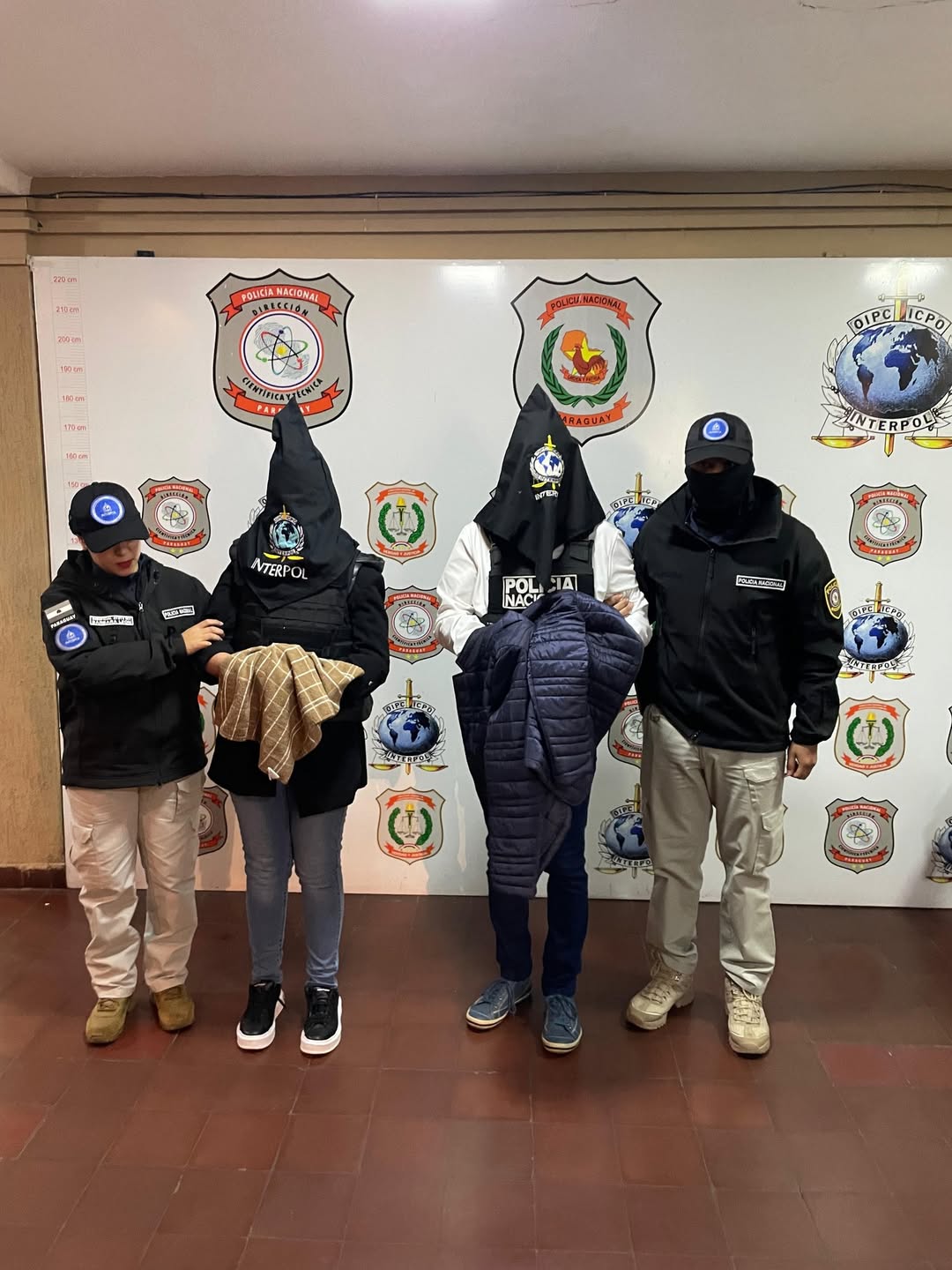 Detenidos en Asunción por órdenes de captura nacional e internacional