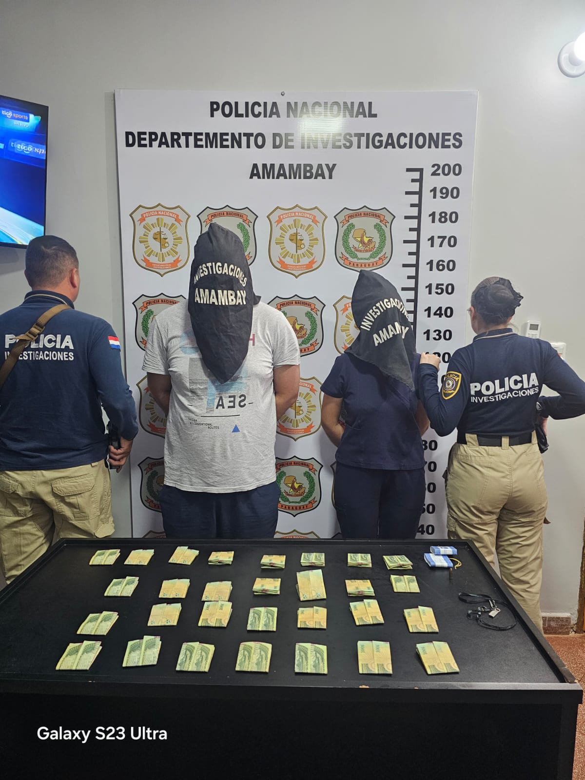 Dos personas aprehendidas en Amambay tras hurto grave reciente
