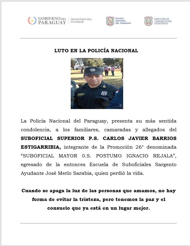 Luto en la Policía Nacional homenajea a héroes caídos hoy