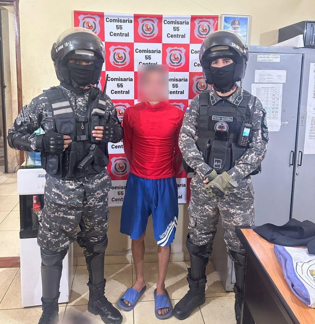 Aprehensión de hombre mayor por violencia intrafamiliar en Ñemby