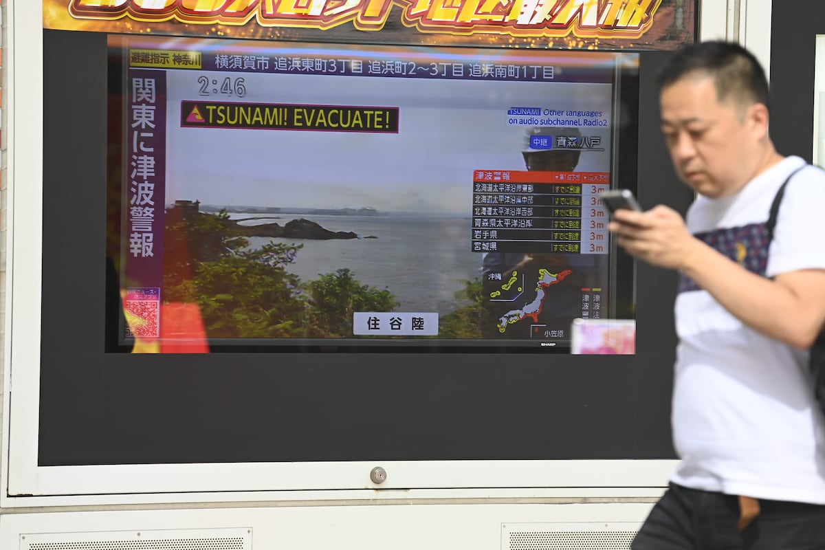 Última hora del terremoto en Rusia y alerta de tsunami, en vivo | Las olas ya tocan la costa de California y Hawai, mientras que el tsunami obliga a evacuar la planta de energía nuclear de Fukushima | Internacional