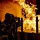 Joven con trastornos mentales provoca incendio parcial en vivienda de Bella Vista Norte