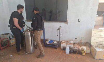Senad desarticula un laboratorio de cannabis líquido en PJC.