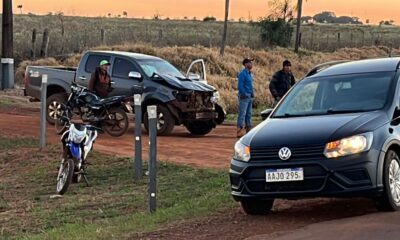 Accidente serio en la ruta PY05 provoca lesiones a dos motociclistas en Cerro Corá.