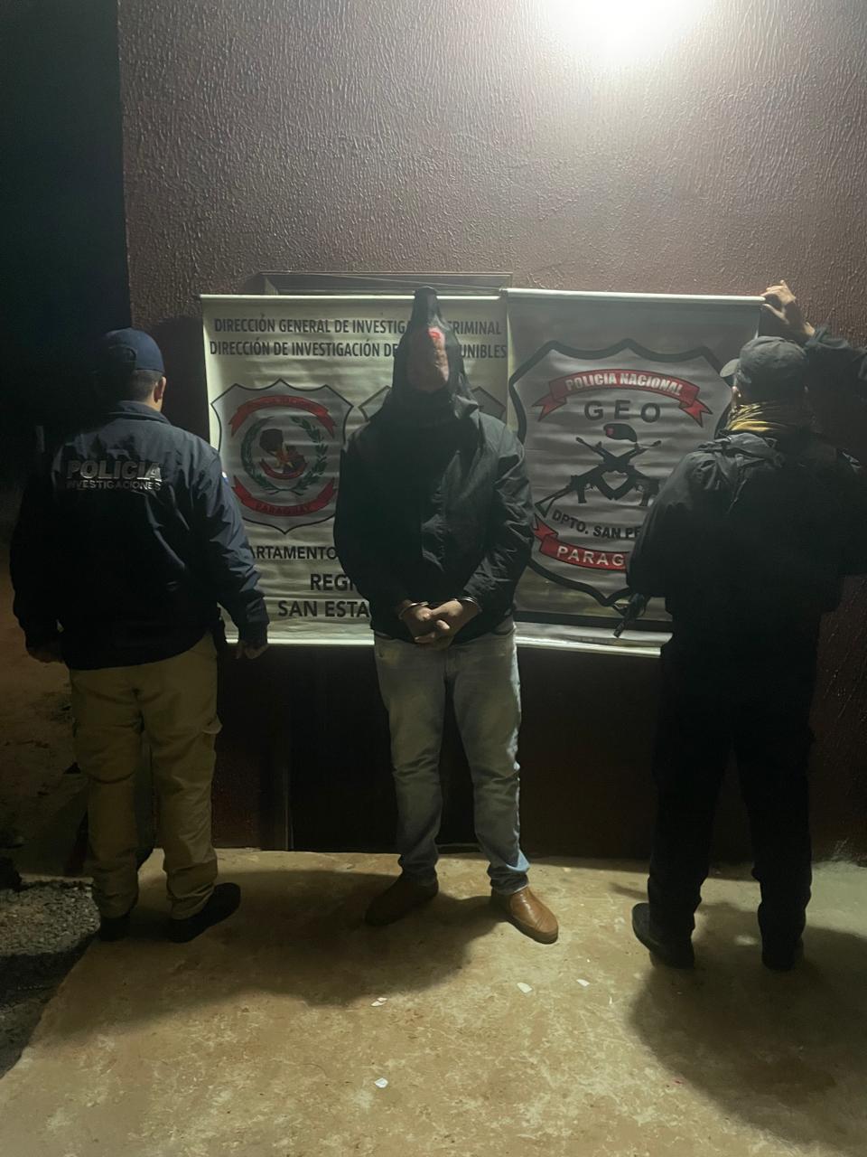 Allanamiento en San Pedro detiene hombre e incauta evidencias importantes