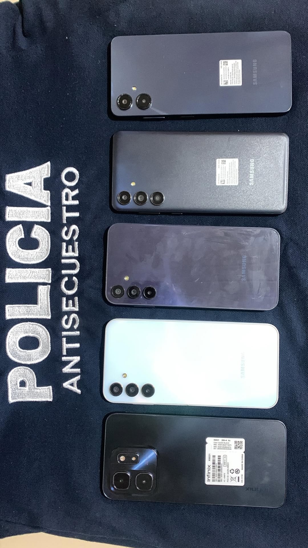San Pedro Policía Nacional recupera celulares robados exitosamente San Pedro Policía Nacional recupera celulares robados exitosamente