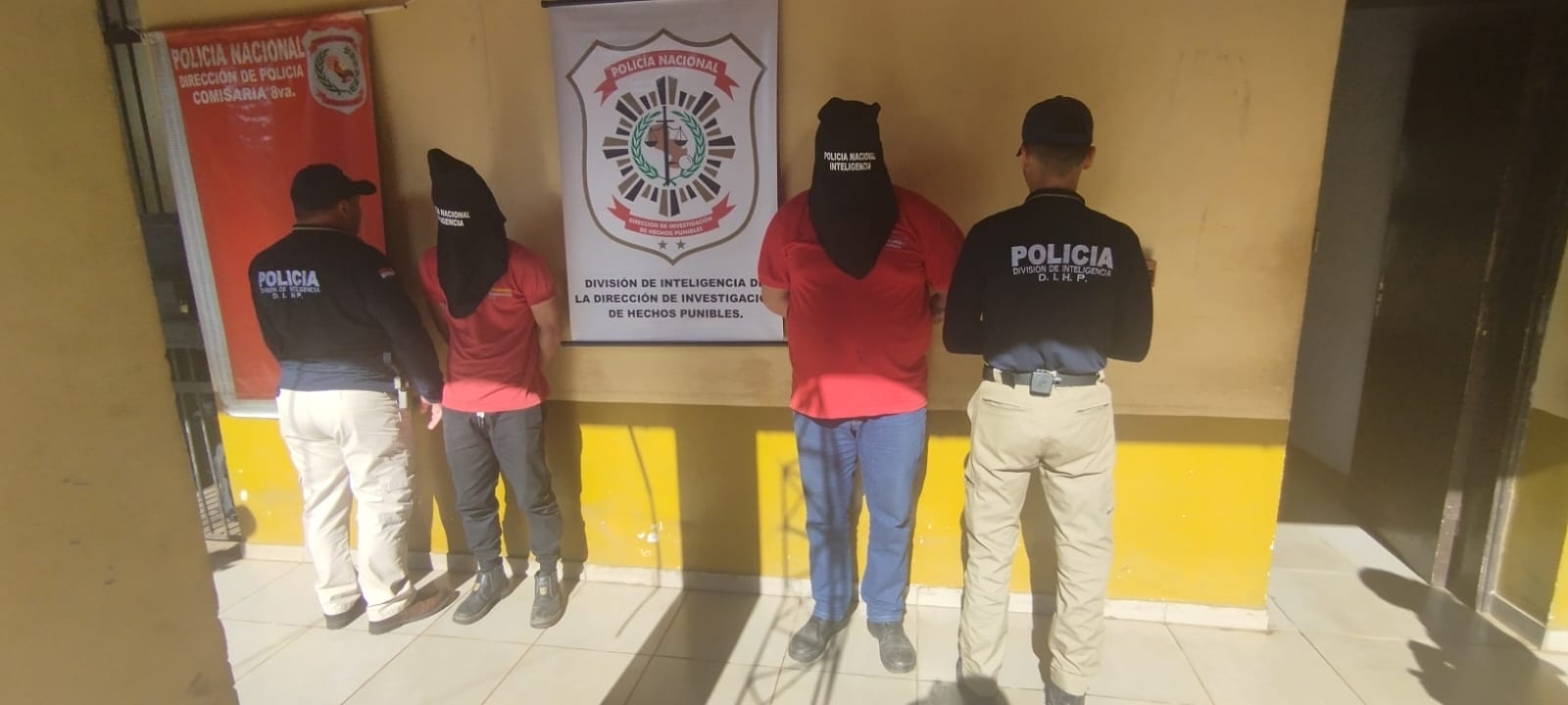 Detención de cuatro personas e incautación de evidencias en Capiatá