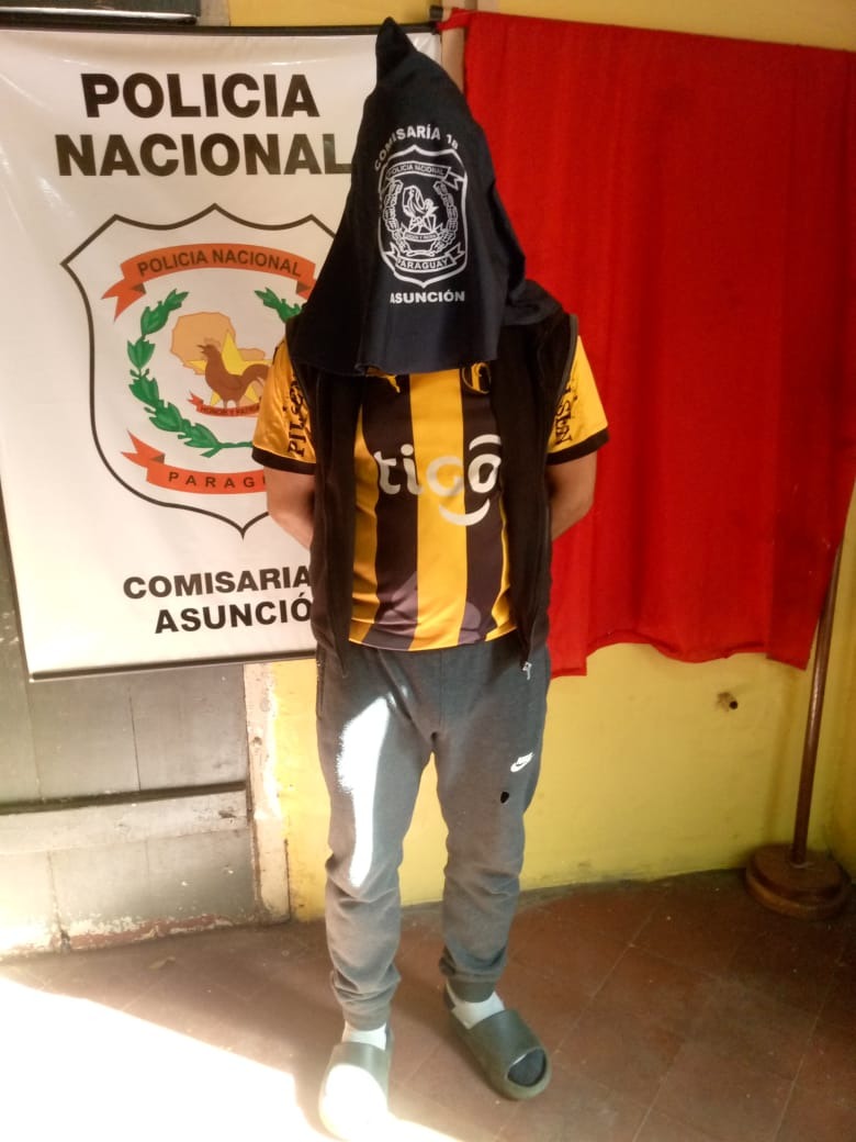 Asunción detención hombre 38 años por orden de captura Asunción detención hombre 38 años por orden de captura