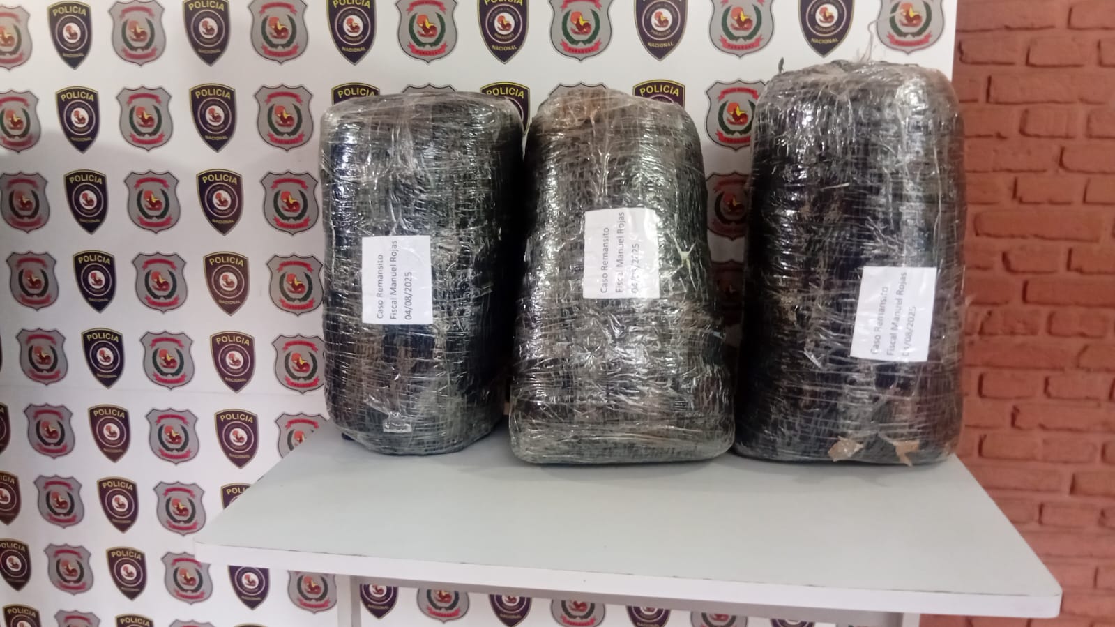 Policía Nacional incauta estupefacientes en Alto Paraná combate eficaz