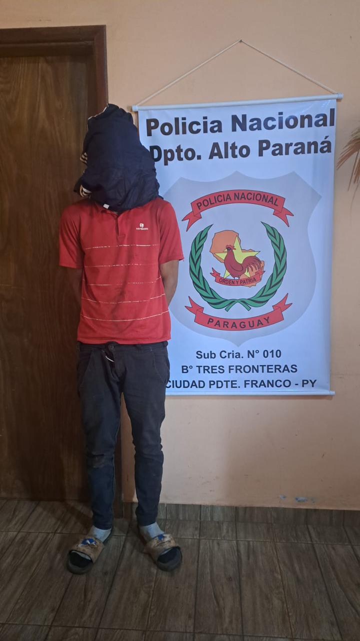 Detención en Alto Paraná por orden de captura vigente judicial