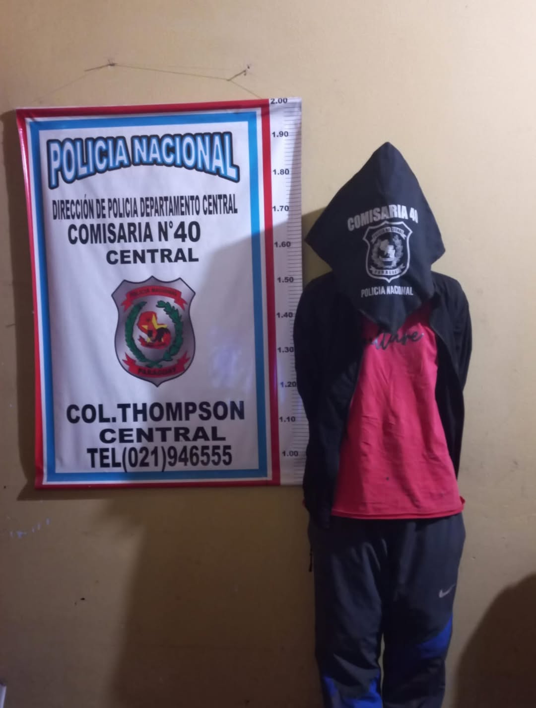 Aprehensión de joven de 19 años por violencia intrafamiliar en Ypané Aprehensión de joven de 19 años por violencia intrafamiliar en Ypané