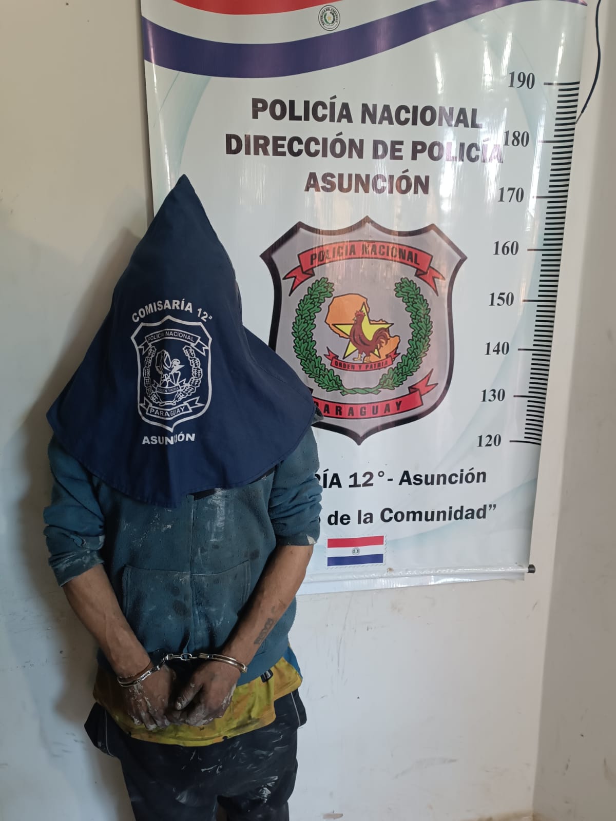 Aprehensión en Asunción de hombre por hurto agravado reiterado Aprehensión en Asunción de hombre por hurto agravado reiterado