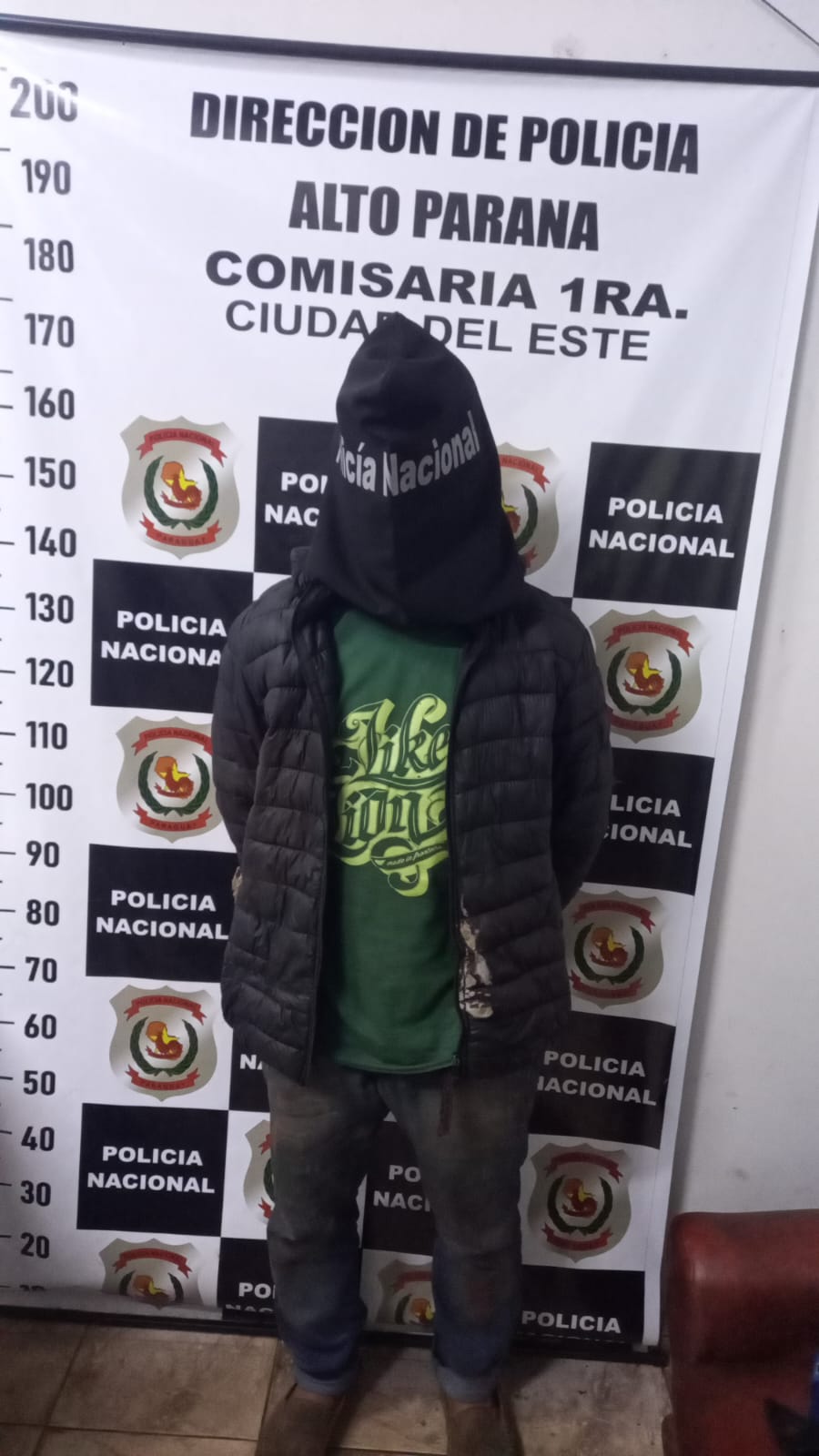 Aprehensión de hombre por orden captura en Alto Paraná hoy